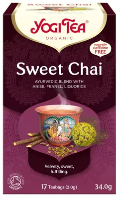 Obrázek produktu pro Yogi Tea®Ajurvédský čaj Sweet Chai (17ks), 43309