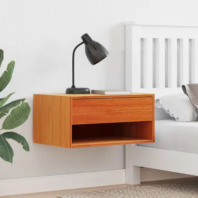 Produktbild von vidaXL Nachttisch 2 pcs Wachsbraun 50 x 32,5 x 24 cm Massivholz Kiefer