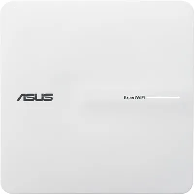 Produktbild von ASUS EBA63 ExpertWiFi AX3000 Dual-band PoE, 2,4 GHz, 5 GHz, 2402 Mbit/s, IPSec, SSH, WPA-Enterprise, WPA-Personal, WPA2-Enterprise, WPA2-Personal, WPS, 10,100,1000 Mbit/s