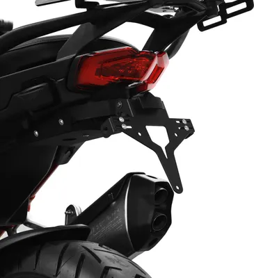 Image de ZIEGER support de plaque d?immatriculation compatible avec Ducati Multistrada V4 1200