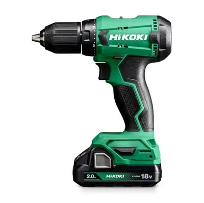 Produktbild von HiKOKI Akku-Bohrschrauber 18 V, 50 Nm, incl. 2x Akku 2 Ah, Ladegerät, Zubehör, Koffer