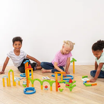 Obrázok produktu pre Vzdelávacia hračka Beleduc Activity Blocks - farebné stavebnice