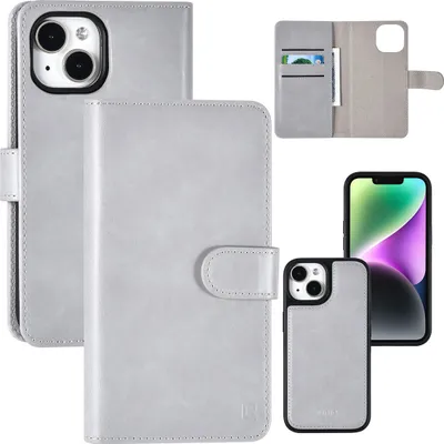 Produktbild von UNIQ Accessory iPhone 14 & 13 Book type case - Card holder - Grey