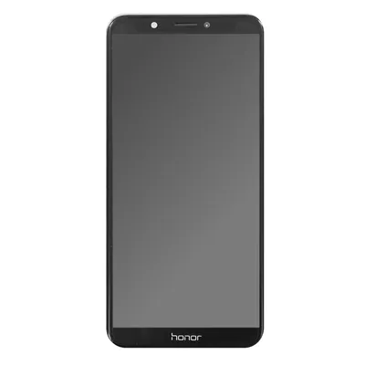 Produktbild von Original Display für Huawei Honor 7C Schwarz LCD + Rahmen + Akku 02351USW