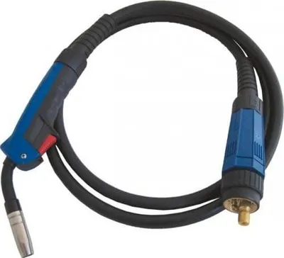 Zdjęcie produktu dla Uchwyt spawalniczy mig/mag mb-15, z przewodem 4m, wtyk euro