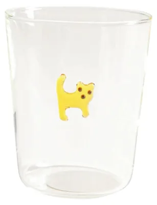 Produktbild von HOMLA SAVARA-Glas mit Katze, 0,35 l