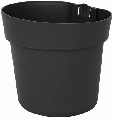 Produktbild von Blumentopf geli Conny Kunststoff Ø 16 cm H 15,5 cm anthrazit