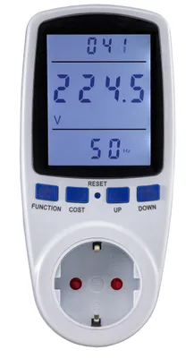 Produktbild von Energiekosten-Messgerät Stromkosten-Messgerät Verbrauchszähler Energiemesser für Steckdose 230V Stromzähler XL Display bis 3680 Watt Überlastschutz