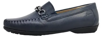 Image de Sioux : Mocassins, chaussures basses, chaussures de ville, couleur noire, style décontracté