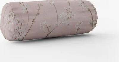 Produktbild von SCHÖNER LEBEN. Kissenhülle Almond Blossom Mandelblütenzweige rosa Größe 15x40cm (ØxB) Nackenrolle 15x40cm (ØxB) Nackenrolle Größe