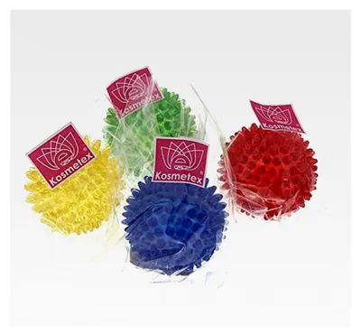 Produktbild von Akupressurball, Igelball, klein 5 cm Massageball mit Noppen, Gelb
