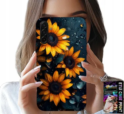 Produktbild von Etui Do Samsung Galaxy A57 5G - Słoneczniki, Słonecznik, Kwieciste Wzory