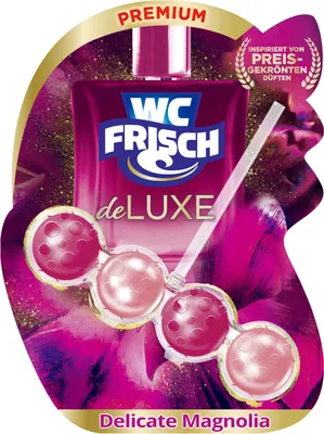 Produktbild von WC Frisch Deluxe Duftspüler Delicate Magnolie (1 St.), Premium-Parfumduft