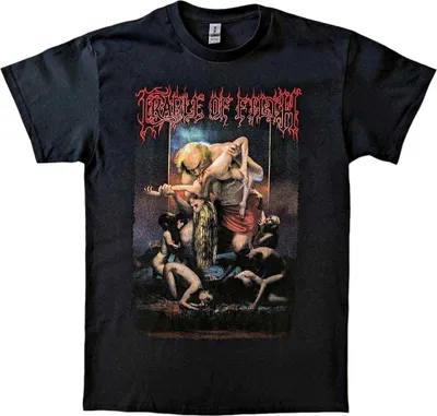 Produktbild von Cradle Of Filth Existance Is Futile Saturn Back Print Black L T-Shirt