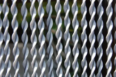 Produktbild von La Tenda RIVA 2 XL Streifenvorhang weiß,Maße:120 x 230 cm