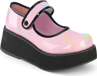 Produktbild von SPRITE-01 Damen Sandale von DemoniaCult, Rosa  , EU 39, US 9