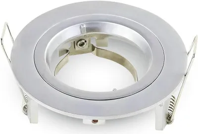 Immagine prodotto di V-TAC VT-774 Portafaretto incasso alluminio rotondo grigio metallico TWIST TO OPEN per lampade GU10-GU5.3 - SKU 3644