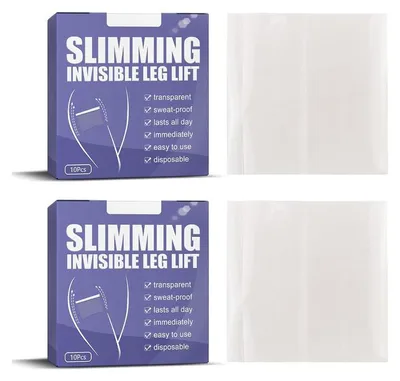 Produktbild von 20 Stück Tape Zur Oberschenkelstraffung,Cellulite Patches Instant Thigh Lifting Body Tapes Transparente Klebestreifen,Oberschenkelstraffungen UP-Tape