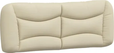 Immagine prodotto di vidaXL Cuscino per testiera crema 120 cm in tessuto