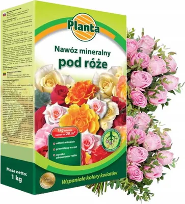 Produktbild von Mineralischer Rosendünger 1kg Reichblühende und gesunde Pflanzen