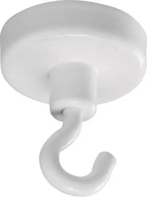 Zdjęcie produktu dla Magnetoplan 52625S10 Haki sufitowe białe, 25 mm 10 szt