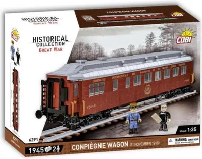 Produktbild von COBI Compiègne Wagon (11 November 1918), Bausteine, 10 Jahr(e), 1927 Stück(e)
