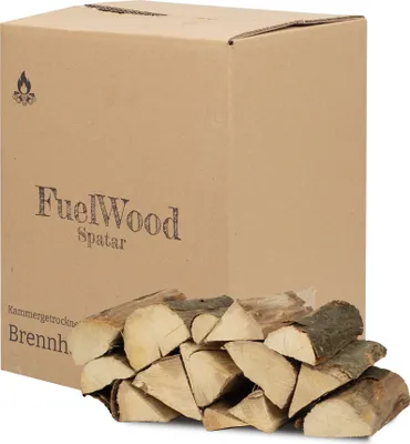 Produktbild von 25 Liter ofengetrocknetes Hainbuche Brennholz - Kaminholz, Feuerholz, Grillholz (Scheitlänge ca. 25 cm, Holzfeuchte unter 15%)