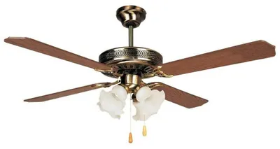 Obrázok produktu pre Stropný ventilátor s lampou a otočnými lopatkami 132 cm
