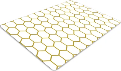 Produktbild von Stuhlunterlage Bürostuhlunterlage 120 cm x 90 cm Bodenmatte Bürostuhlunterlage - Bienenwabe