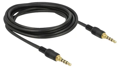 Produktbild von DeLOCK 85601, 3.5mm, Männlich, 3.5mm, Männlich, 3 m, Schwarz