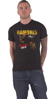Produktbild von Ramones - "Tour 1979" T-Shirt für Herren/Damen Uni RO1389 (L) (Schwarz)