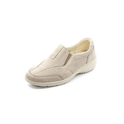 Produktbild von Waldläufer Kya Slipper 607504-191-094, Denver (Nubukleder), corda (beige), Weite K 40 1/2
