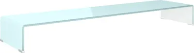 Produktbild von vidaXL TV-Aufsatz/Monitorerhöhung Glas Grün 120x30x13 cm
