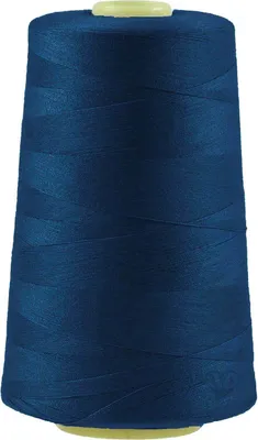 4572m Polyester Overlock Garn saphirblau
