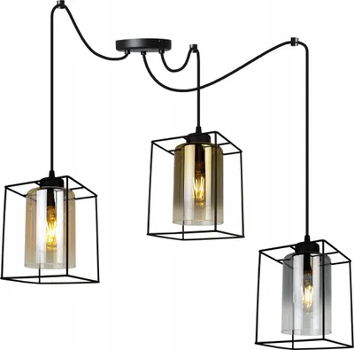 Produktbild von Moderne Elegante Hängelampe Mit Glasschirm