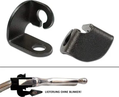 Produktbild von Blinkerhalter Uni schwarz Blinker bis M10