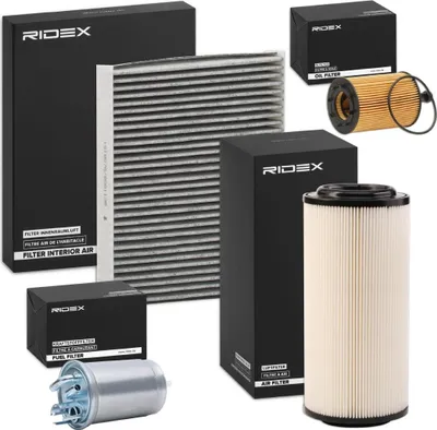 Produktbild von RIDEX Filterset Inspektionspaket Filtersatz für AUDI A2 (8Z0)