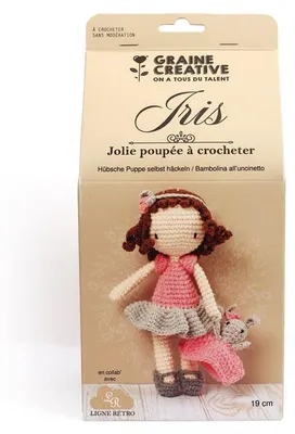 Produktbild von Häkel-Set Puppe Iris – Graine Creative