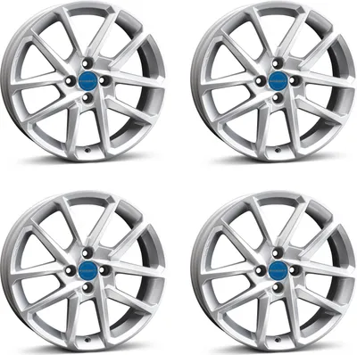 Produktbild von 4 Borbet Felgen N 6.5x16 ET37 4x108 SIL für Ford B-Max EcoSport Fiesta Focus Fusion KA+ Tourneo Transit 4x108 SIL für Ford B-Max EcoSport