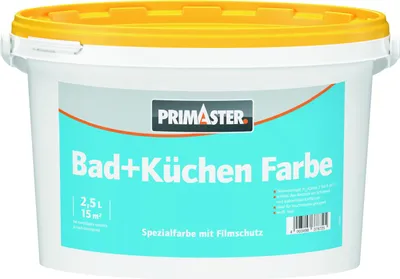 Produktbild von Primaster Bad- und Küchenfarbe weiß 2,5 L