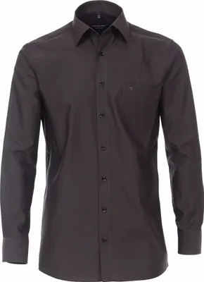 Produktbild von CASAMODA Herren Businesshemd Langarm Kent Comfort-Fit Anthrazit 39