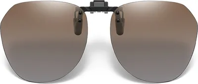 Produktbild von INF Polarisierte Clip-on-Sonnenbrille mit Etui Braun