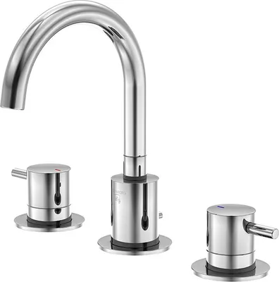 Immagine prodotto di Steinberg Série 100 robinetterie de lavabo, avec garniture découlement, 3 trous, saillie : 150mm, 1002000, 1002000