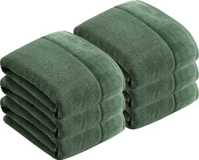 Produktbild von 6er Pack Badetuch Pure von der Marke Vossen 100 x 150 cm