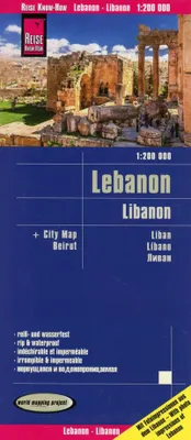 Produktbild von Reise Know-How Landkarte Libanon / Lebanon (1:200.000)