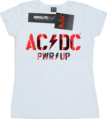 Produktbild von AC/DC - "PWR-UP" T-Shirt für Damen BI4809 (M) (Weiß)