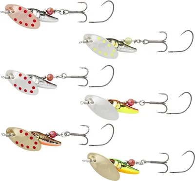 Produktbild von Savage Gear Sticklebait Spinner - Spinnköder, Größe / Gewicht / Farbe:Gr. 1 / 4.5g / Copper Red Dots