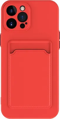 Produktbild von König Design Hülle kompatibel mit Apple iPhone 15 Pro Kunststoff Soft Handyhülle - Handy Case Rot