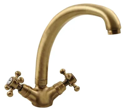 Produktbild von Küchenarmatur, Retro Nostalgie, Antea, bronze, Spülbeckenarmatur