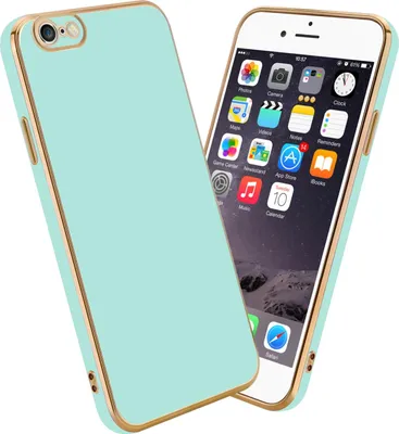 Immagine prodotto di Cadorabo custodia protettiva per Apple iPhone 6 PLUS / 6S PLUS custodia in verde custodia per telefono cellulare TPU silicone fotocamera protezione custodia